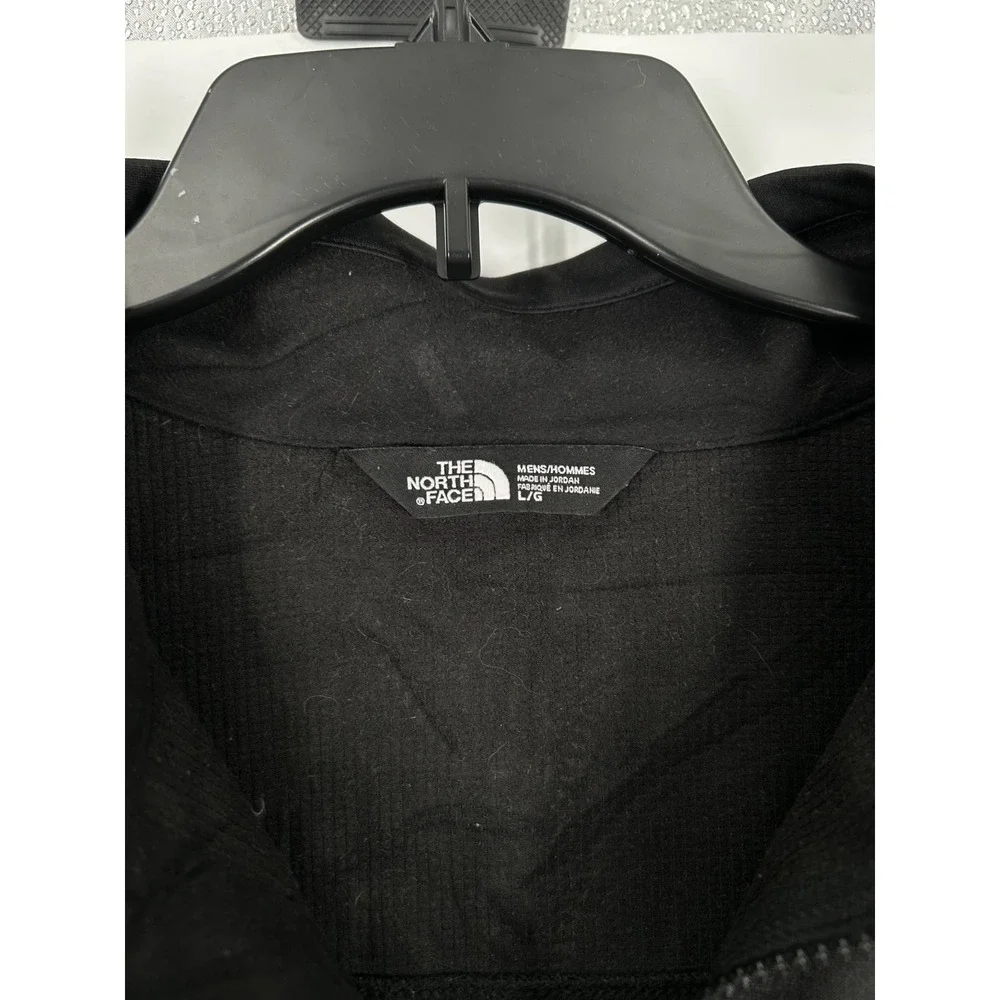 The North Face‎ WindWall Jacket Mens Large Black Mock Neck Full Zip Up Softshell